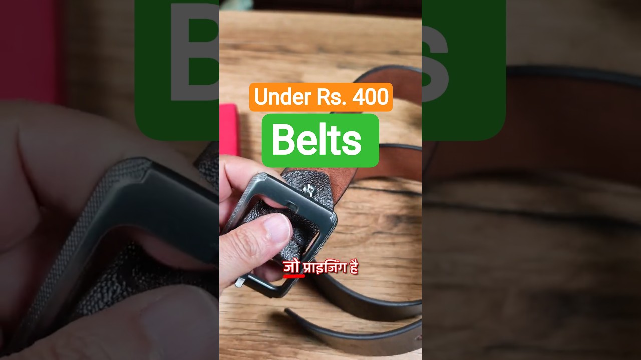 Top 5 Budget Belts Under ₹400 in India: Real Quality Review