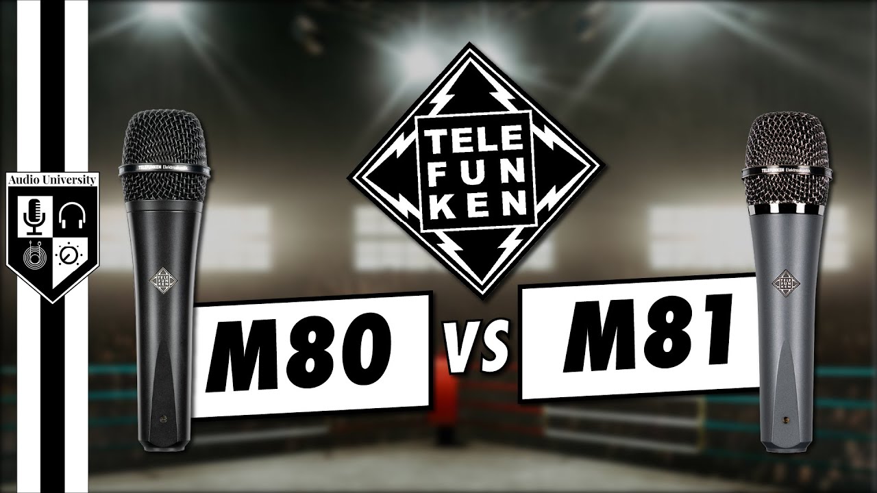 Telefunken M80 vs M81 vs SM58: Mic Comparison & Best Uses