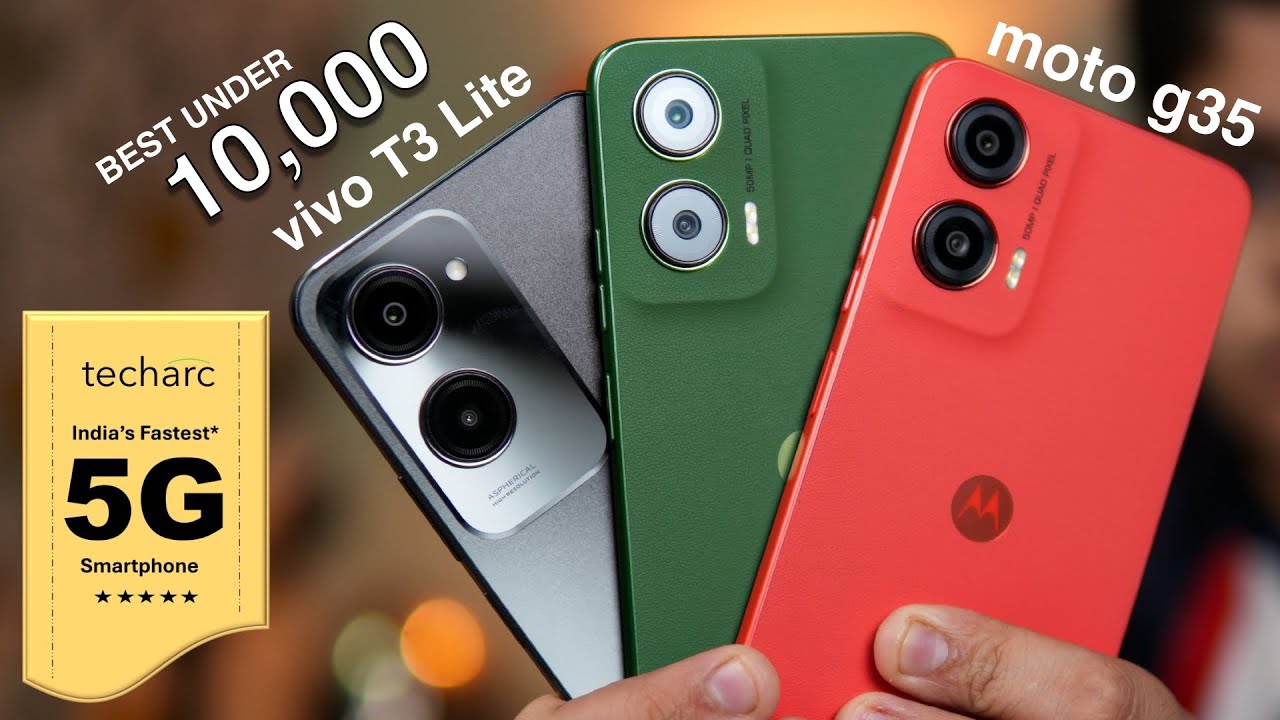 Moto G35 vs Vivo T3 Lite: Best Budget 5G Phone?