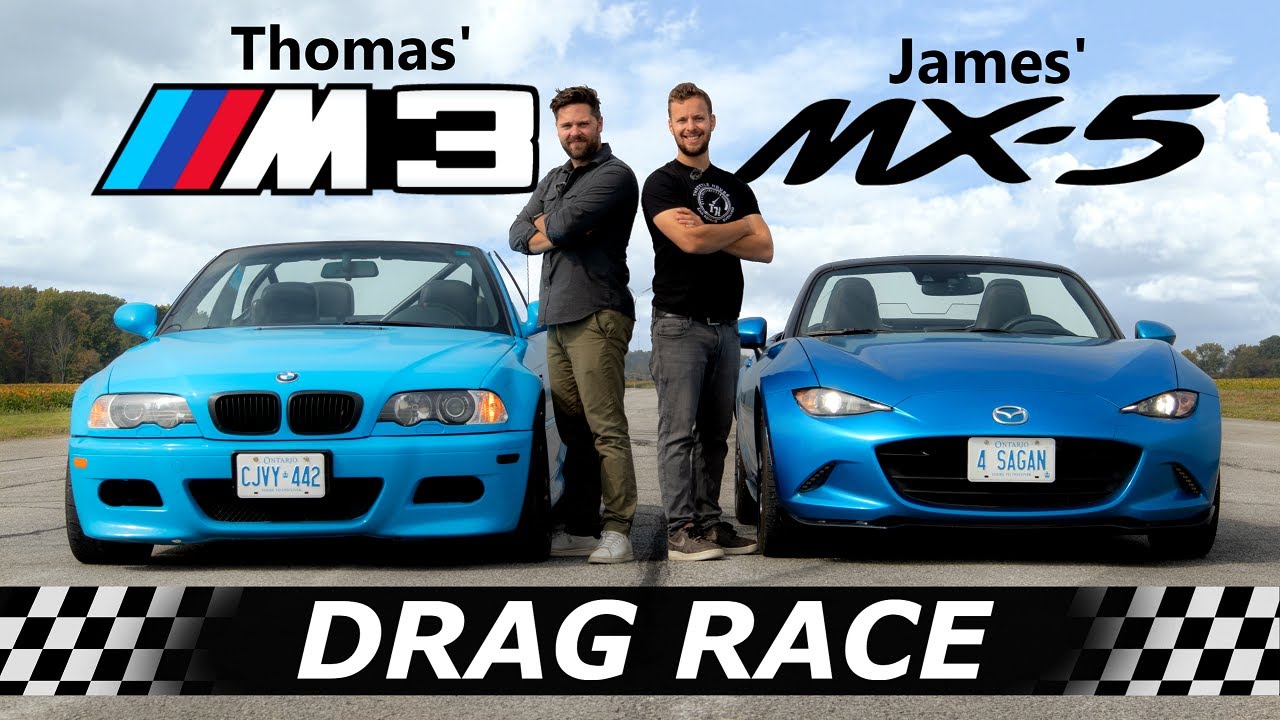 BMW M3 vs Miata Drag Race: High-Mileage Reality Check