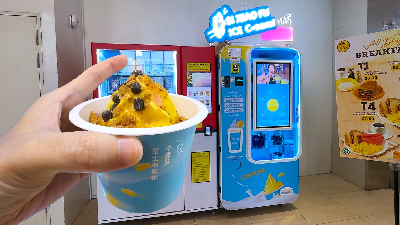 Cheese Ice Cream Vending Machine: DIY Soft Serve Review