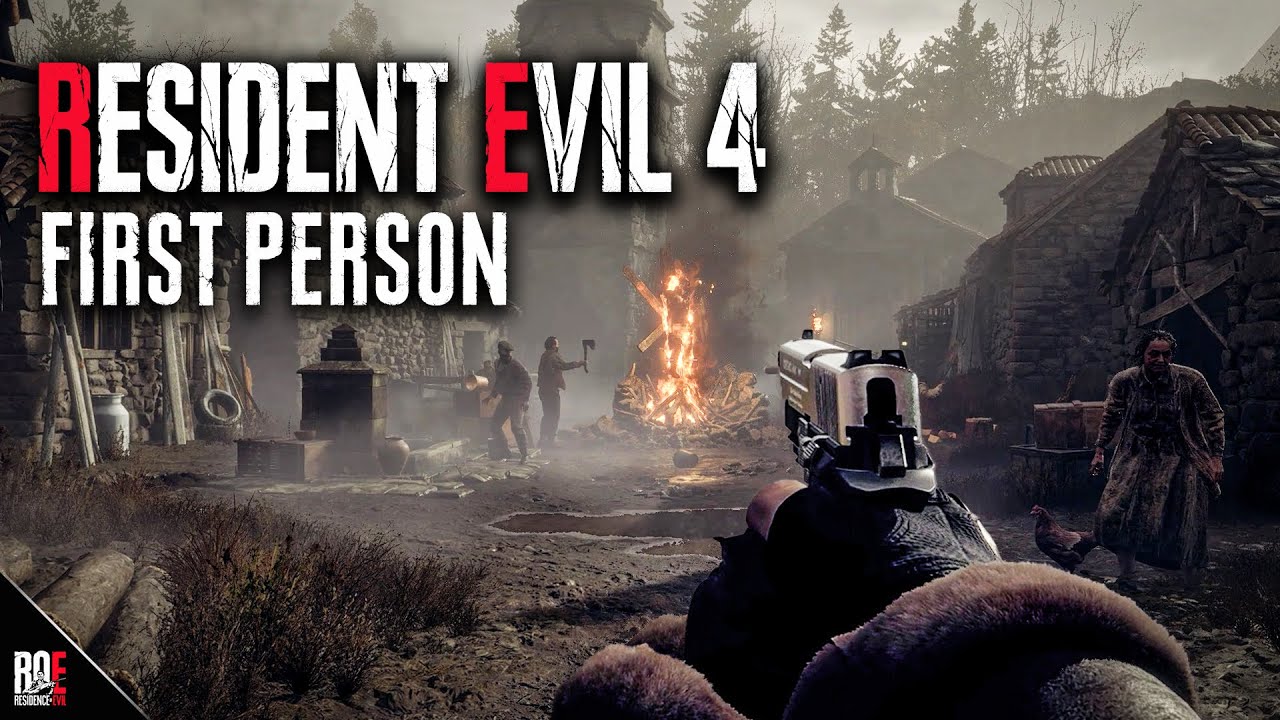 Resident Evil 4 Remake: First-Person Mod Gameplay Review