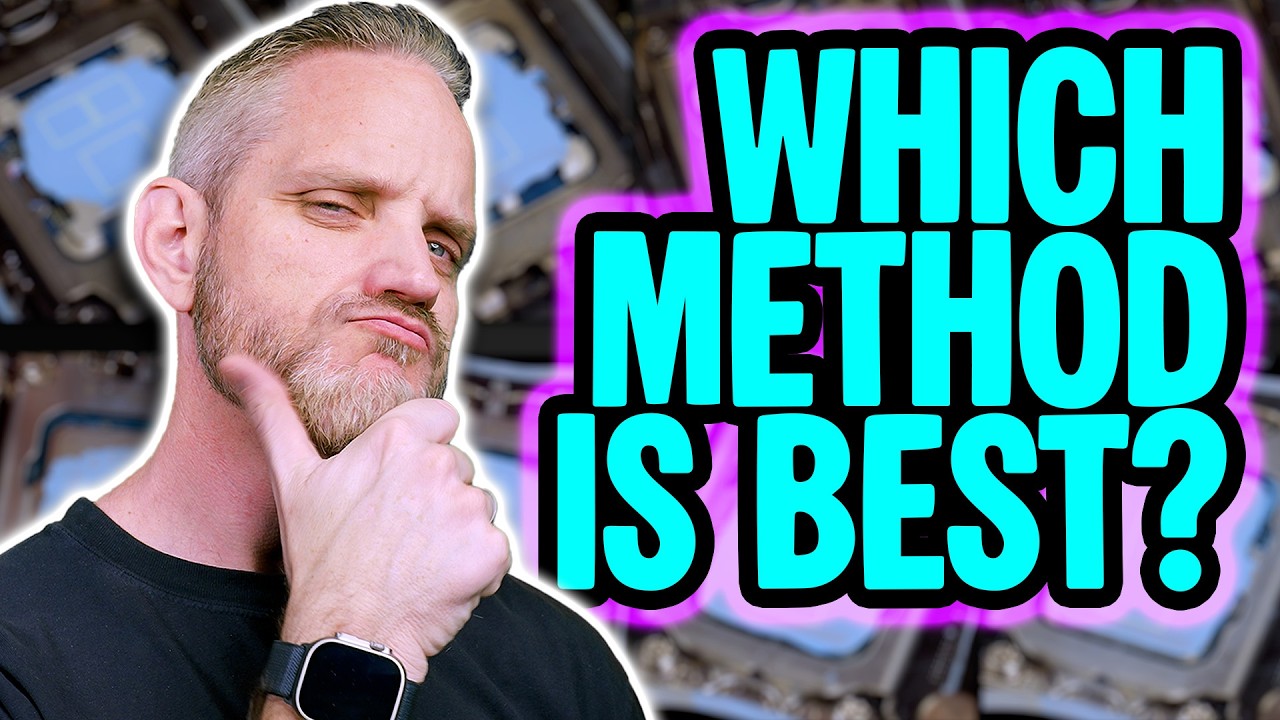 Best Thermal Paste Application Methods for AMD & Intel CPUs