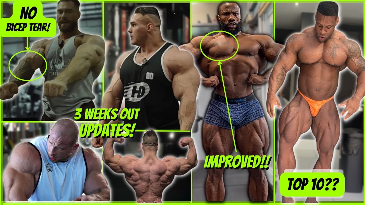 Top Olympia Bodybuilders: 3-Week Physique Updates & Predictions