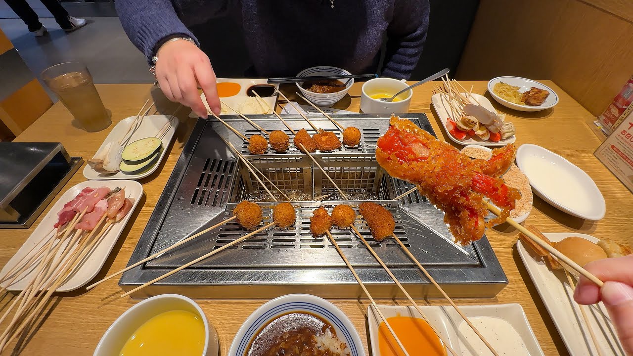 Ultimate Self-Fry Kushiage Buffet Guide in Japan
