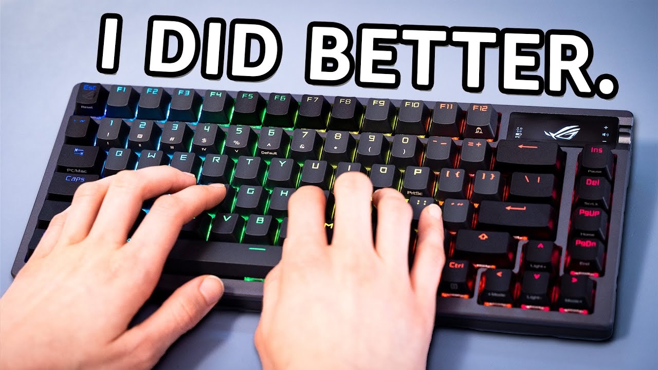 ASUS ROG Azoth Review: Gaming Meets Enthusiast Modding