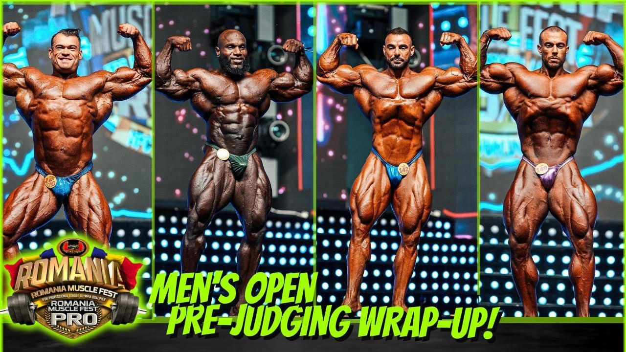 Top 4 Analysis: 2024 Romania Muscle Fest Pro Prejudging Breakdown