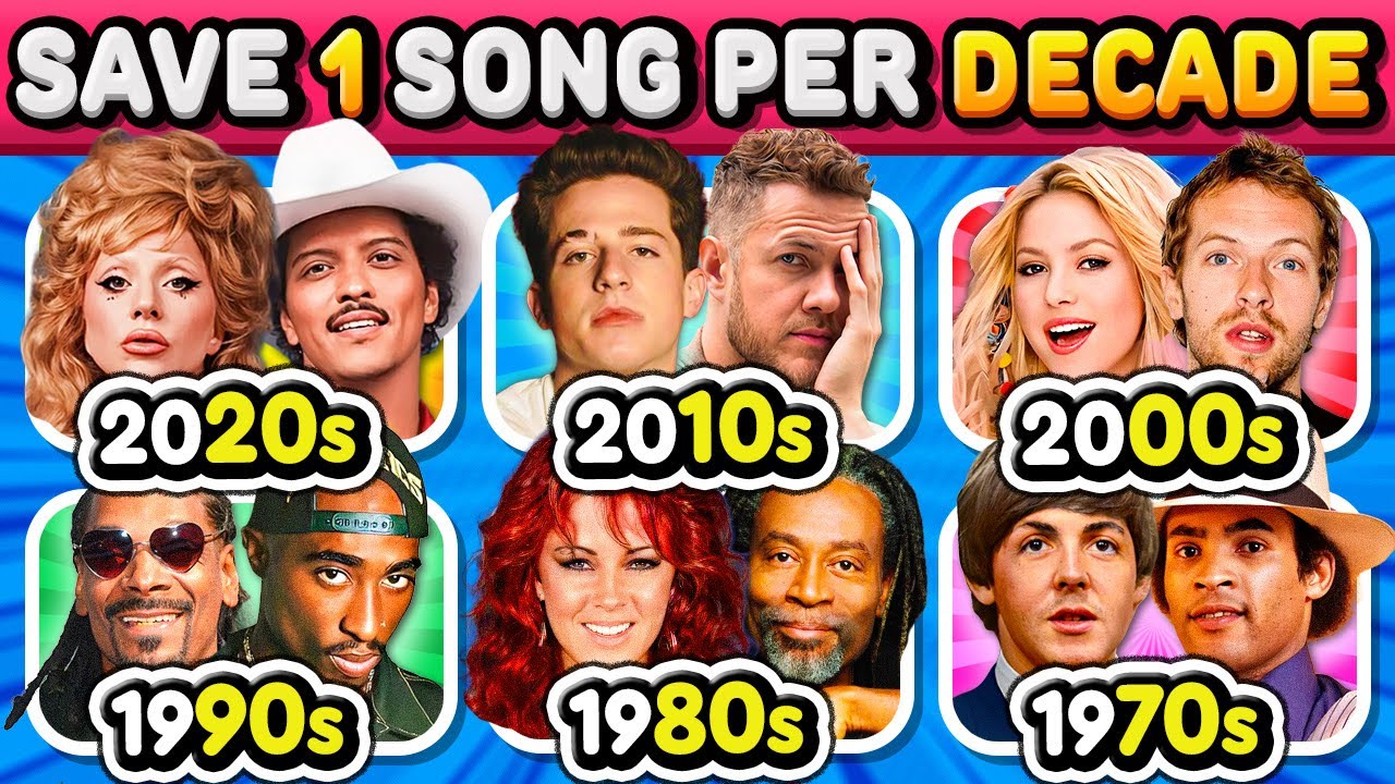 Ultimate Song Survival Guide: Save One Iconic Track Per Decade