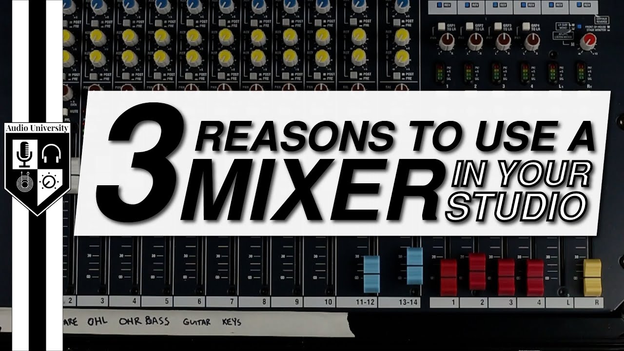 3 Pro Mixer-to-Interface Setups for Home Studios