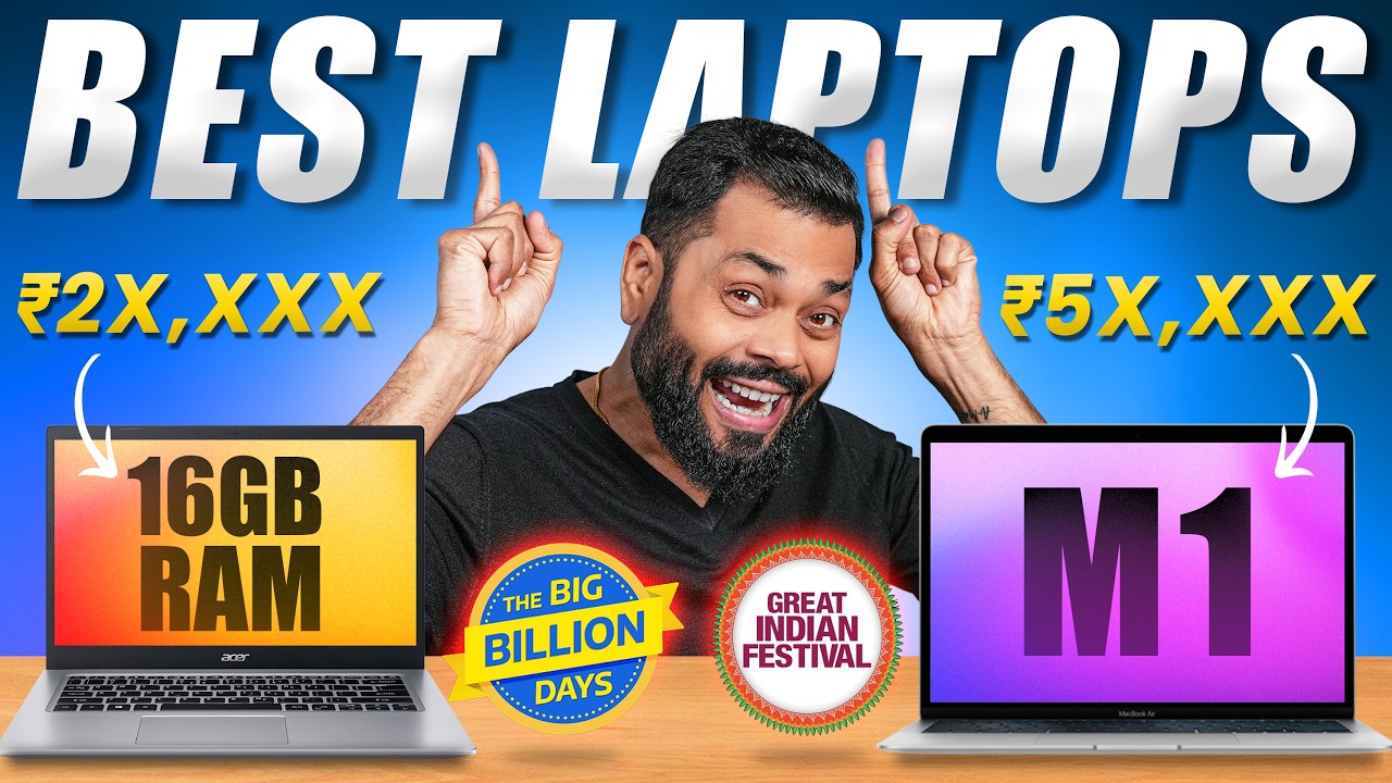 Best Laptop Deals Under 30K-60K: Big Billion Day & Great Indian Festival Sale Picks