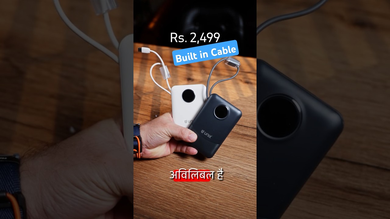 Slim 10000mAh Power Bank with Built-in Cables Review