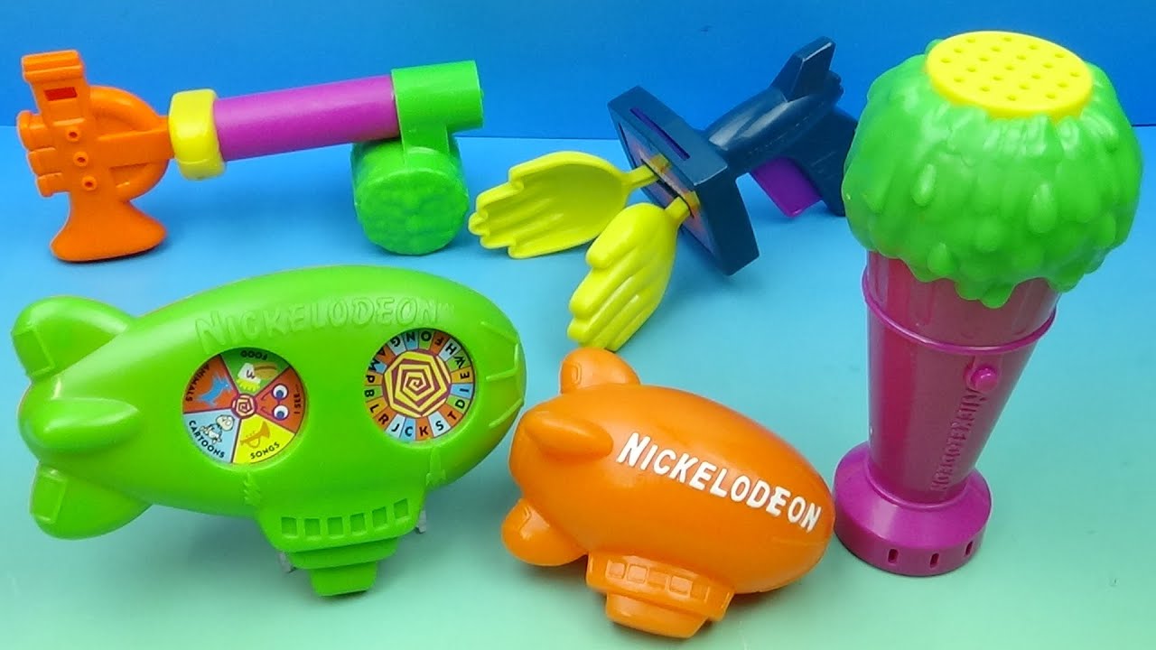 1992 McDonald's Nickelodeon Game Gadget Toys Review & Collector's Guide