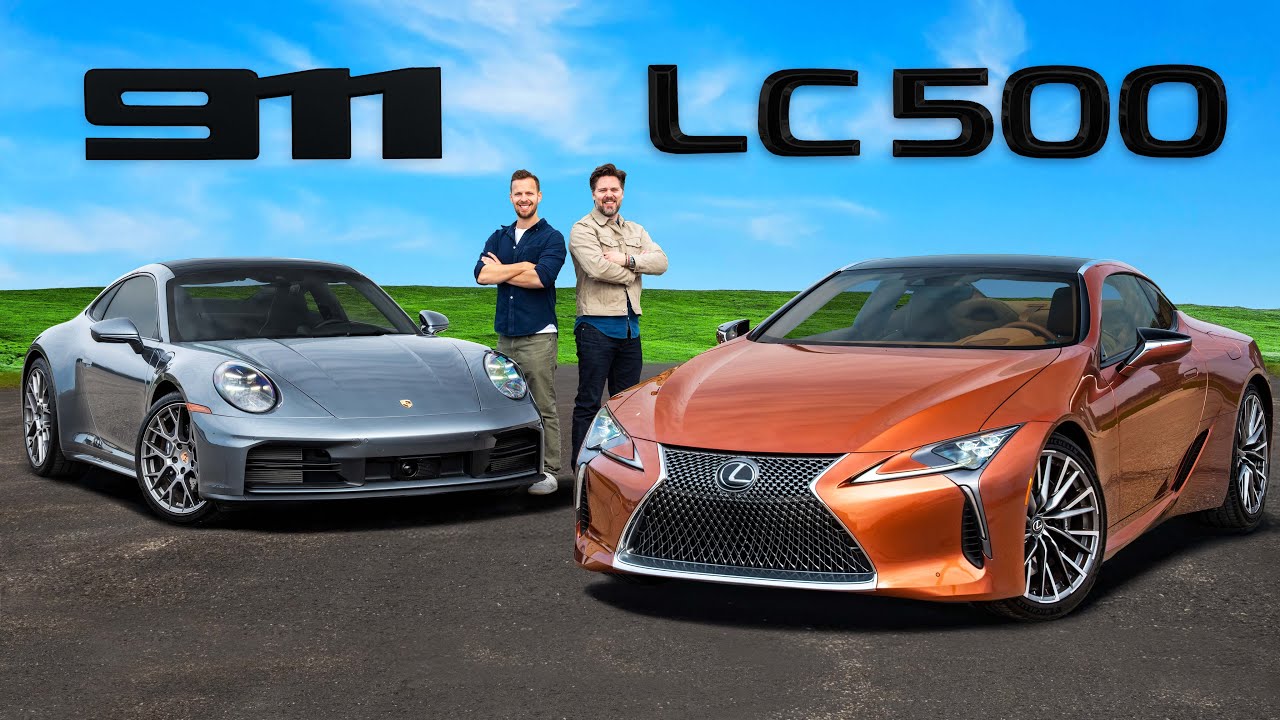 Lexus LC500 vs Porsche 911: Heart vs Brain Sports Car Battle