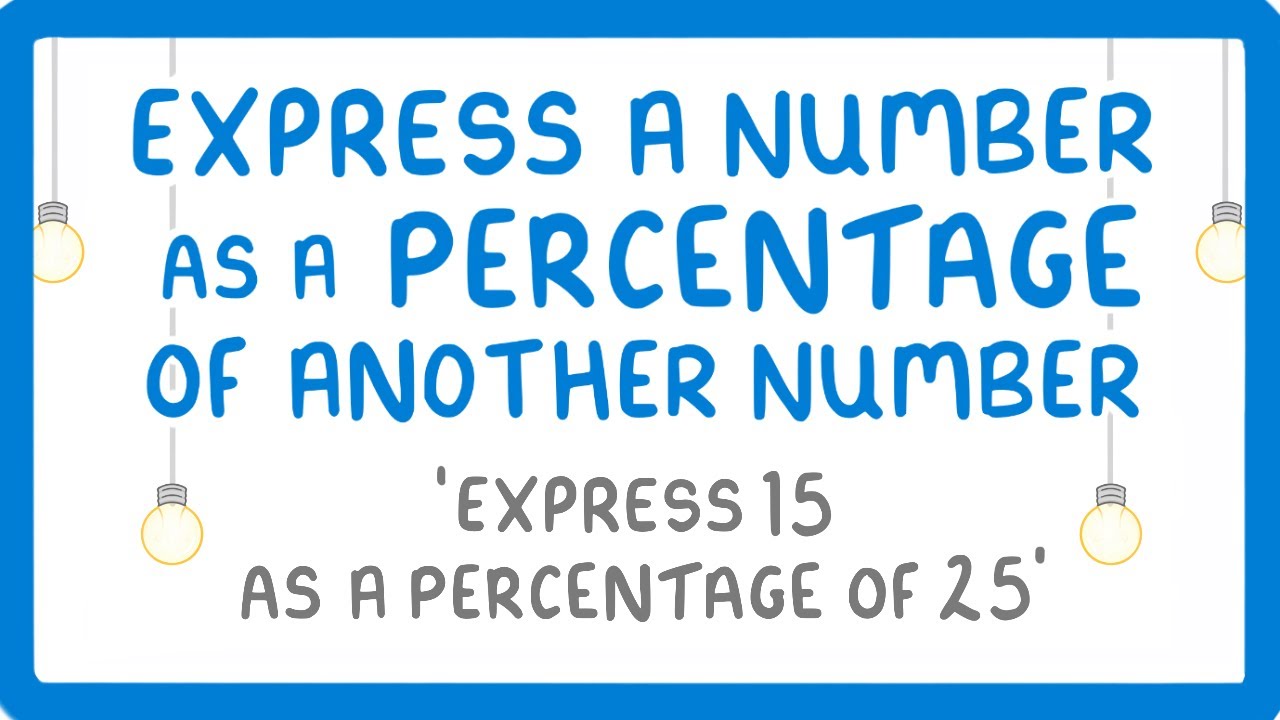 Master Percentage Calculations: Express Any Number as a Percentage