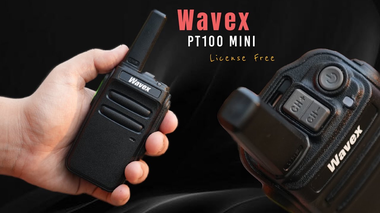 Wavex PT-100 Mini Review: License-Free Walkie-Talkie Performance